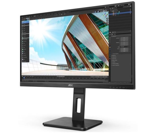 AOC 27'' 27P2Q Czarny - 649125 - zdjęcie 2
